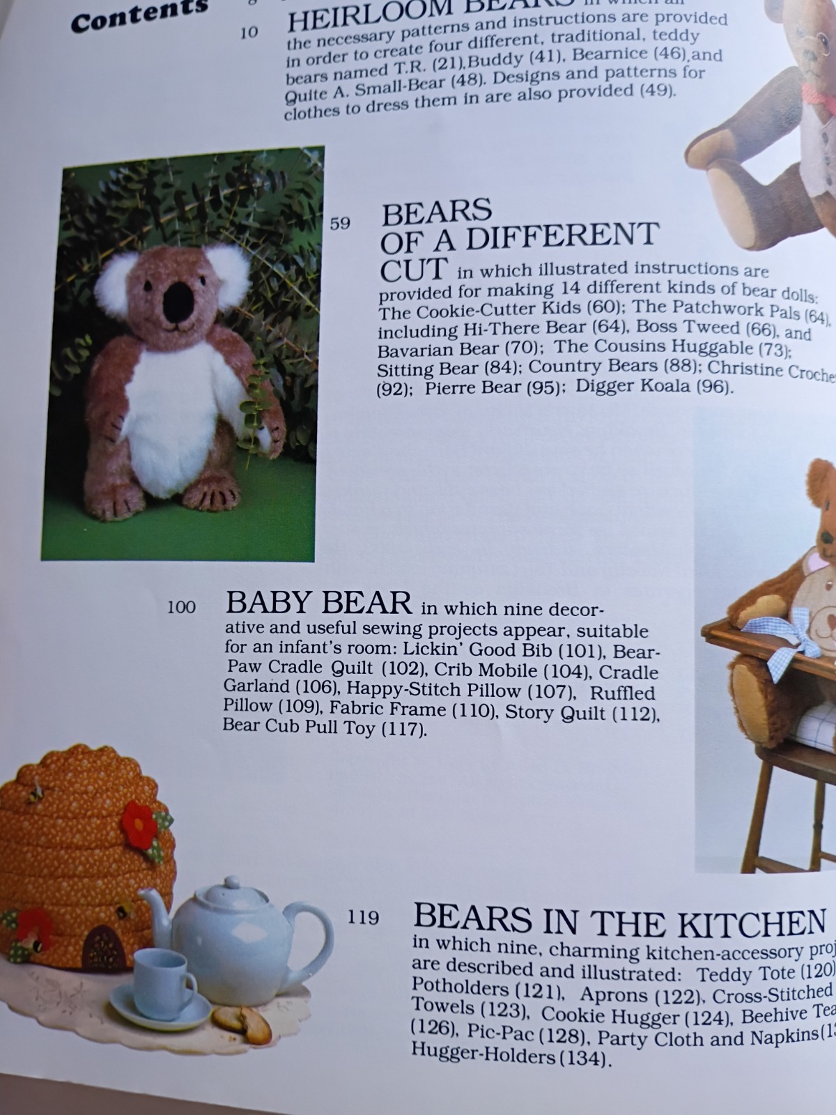 Lot Of 3 Teddy Bear Books: Patterns, Instructions, Restoration Etc (999)