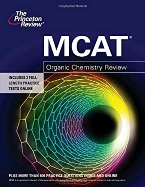 MCAT Organic Chemistry Review Paperback Princeton Review Staff