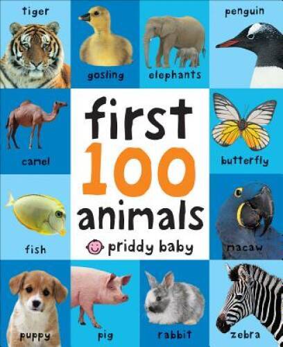 First 100 Animals – Board book By Priddy, Roger – VERY GOOD
