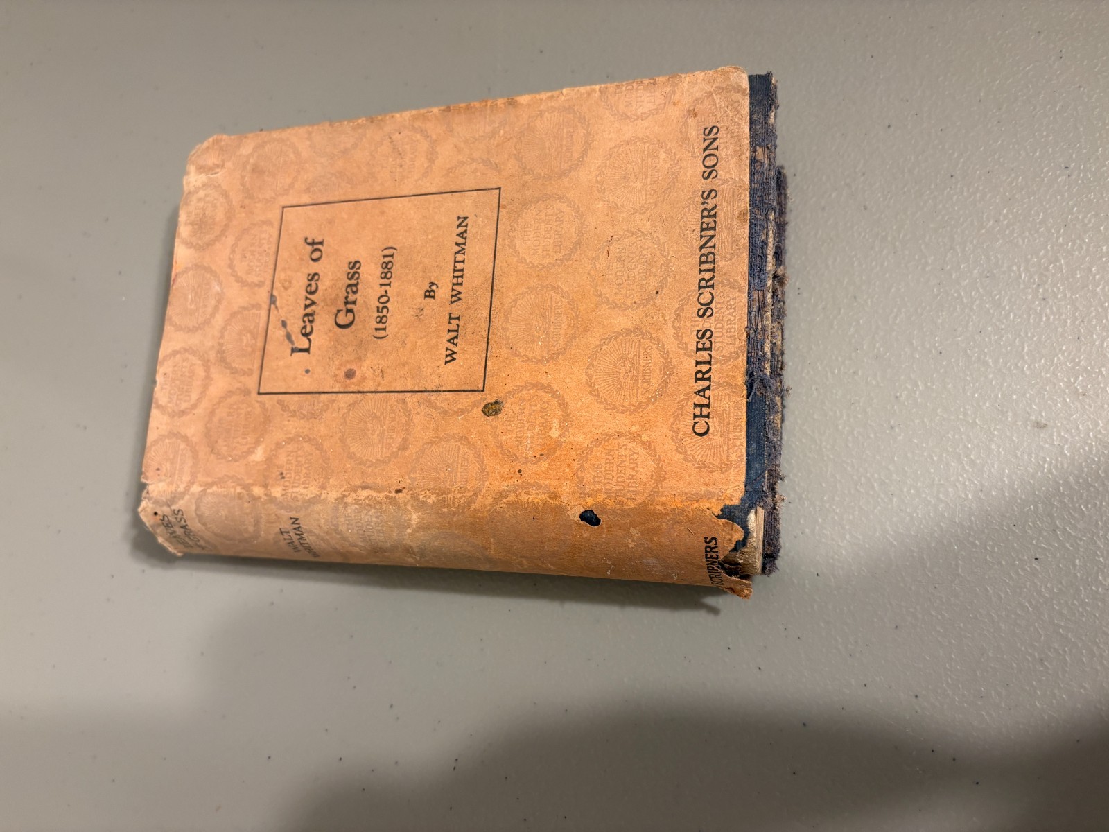 1922 Leaves of Grass – Walt Whitman – Scribner’s – Original Jacket