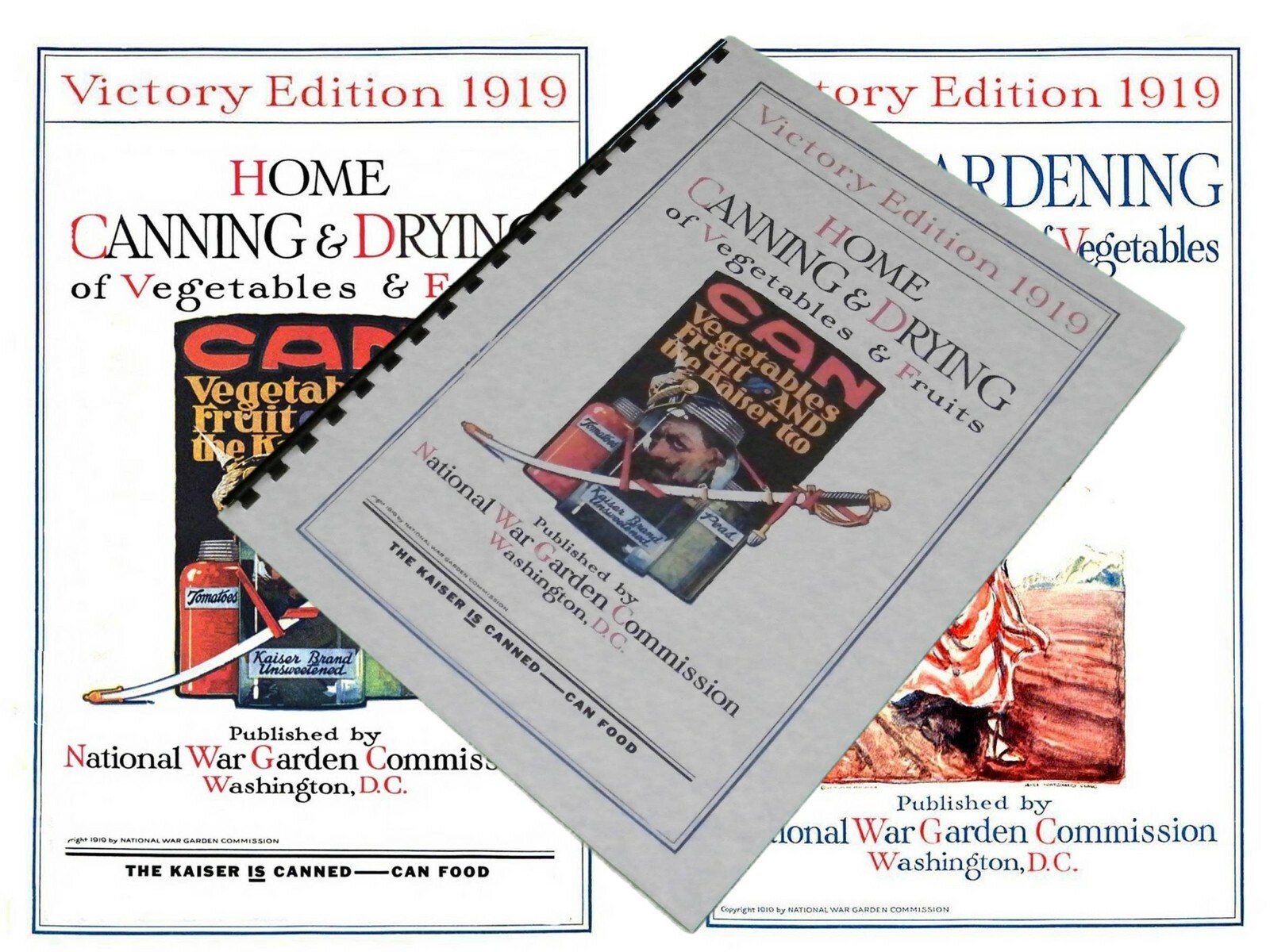 1919 Victory Edition Home Canning & Drying Of Vegetables & Fruits (35pg)