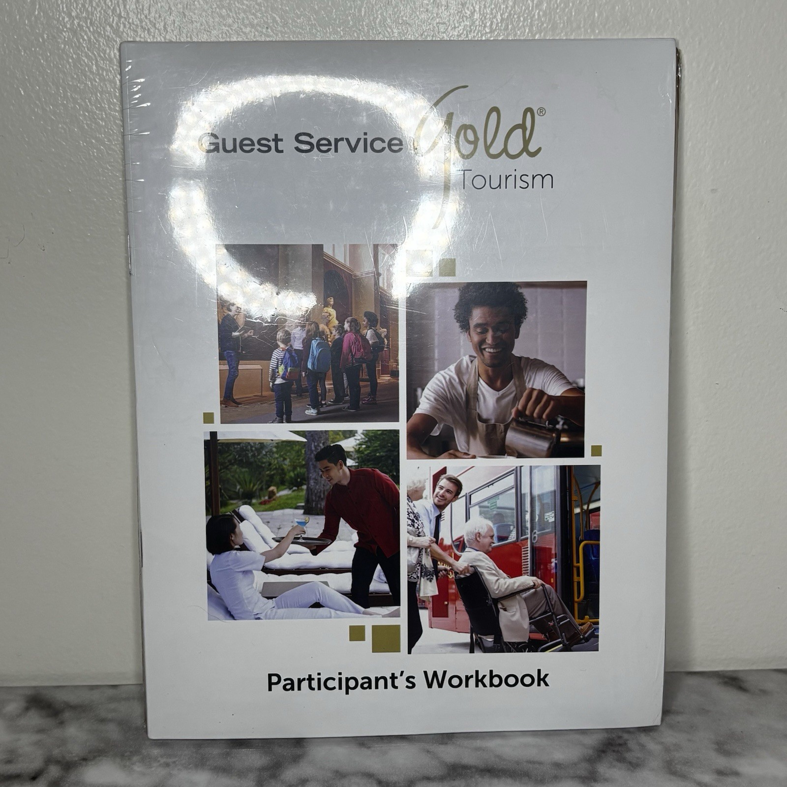 Gold Tourism Guest Service Participants WorkBook NEW For Culinary School 1.25 lb